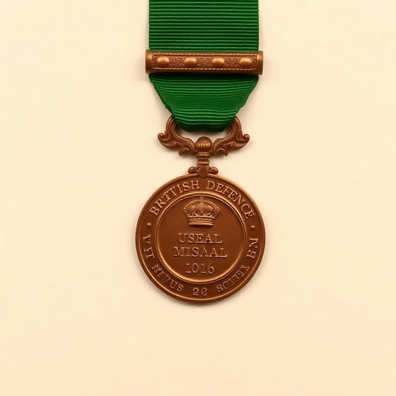Defence Medal — Named